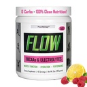 PhysiVantage - Flow Electrolyte Powder mit BCAAs - Sugar-Free Hydration & Muscle Recovery Drink Mix – Vegan, Keto-Friendly Electrolytes - Zero Sugar, 40 Servierungen, Raspberry Lemonade Flavor