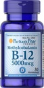 Puritans Pride méthylcobalamine Vitamine B-12 5000 Mcg-30 Microlozenges, 30 Compte