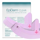 Ruban en silicone de forme d'ancrage mastopexy Epi-Derm – design d'ancrage adapté pour la réduction du sein - aide à lisser et les cicatrices fades – silicone de qualité supérieure, réutilisable et lavable – clair, 5-Pairs