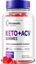 rize labs Metabolic Solutions Keto+ACV Gummis for Advanced Weight Loss, Apple Cider Vinegar, Offizielle Bewertungen (60 Gummis)