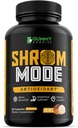 Supplément de champignons bio 10-en-1, Reishi, Lions Mane, Cordyceps, Chaga, Turkey Tail, Immune naturelle & Cognitive Health Boost, 60 Capsules de Veggie