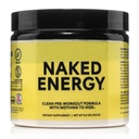 Énergie NAKED - Poudre pré-entraînement pure pour les hommes et les femmes, végétalien, non aromatisé, sain pré-entraînement - Pas d'édulcorants, de couleurs ou de saveurs ajoutés - 50 portions