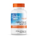 Meilleur acide alpha-lipoïque de docteur 600, soutient la fonction antioxydante et les équilibres glycémiques, non-OGM, sans gluten, végétalien, sans soja, 600 mg, 60 capsules de légumes