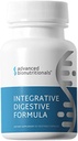Bionutritionnels avancés – Formule digestive intégrative, soutien digestive saine avec racine gingembre, soulagement digestif naturel pour brûlures d'estomac, ballonnement, constipation, diarrhée, non OGM (60 comprimés)