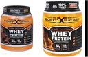 Forteresse du corps 100% Whey, poudre de protéines premium, chocolat, 1,78 lb (paquetage May Vary) et 100% Whey, poudre de protéines premium, beurre d'arachide au chocolat, 1,78 lb (paquetage May Vary)