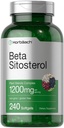 Horbäach Beta Sitostérol 1200mg. 240 Capsules Softgel Mega Strength.