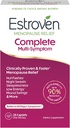 Estroven Complete Multi-Symptom Menopause Supplement for Women, 28 Ct., Clinically Proven Ingredient Provide Menopause Relief & Night Sweats & Hot Flash Relief* Drug-Free & Non-GMO