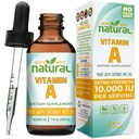 Pourquoi pas la vitamine A naturelle gouttes 10000 UI - Palmitate de rétinyl liquide avec huile de noix de coco MCT, VIT végétalien un supplément pour la peau - 1 oz sublingual Tincture
