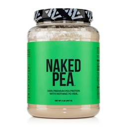 Pois NAKED - 2LB 100% poudre de protéines de pois des fermes nord-américaines - Isolat de protéines de pois végétaliens non aromatisés - poudre de protéines végétales, facile à digérer - 30 portions