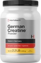 Horbäach Poudre de créatine allemande 1000g de poudre de créapure monohydratée de végétarien, non-OGM et sans gluten de supplément