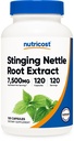 Nutricost Extrait de racine de nébuleuse sting 7500mg équivalent, 120 Capsules - Végétarien amical, non-OGM, sans gluten