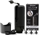 Wush Pro von Black Wolf- Deluxe Wasserbetriebener Reiniger- Safe & Effective- Electric Triple Jet Stream 3 Druckeinstellungen für Ear Wax Buildup- Ear Wax Entfernung Kit- Wasserbeständig USB wiederaufladbar