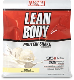 Shake protéinique tout-en-un du corps maigre. 35g Protéines, mélange de lactosérum, 7g Graisses et fibres saines, 22 vitamines et minéraux, pas de couleurs artificielles, sans gluten, (4,6lb) Emballage mai Varier