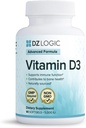 Formule avancée de vitamine D3 du Dr Dzugan :: Non-OGM, sans gluten, GMP certifié :: 90 Softgels 5 000IU :: Fonction immunitaire, santé osseuse