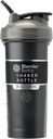 Bouteilles de mélange Classic V2 Bouteille de Shaker Parfaite pour Shakes Protein et Préentraînement, 28-Ounce, Gris/Noir, Black Shadow