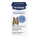 PetArmor Antihistamine Allergie Relief pour les chiens, la médecine allergique facile à utiliser pour les chiens, la médecine anti-Itch offre un soulagement des piqûres d'insectes, et des piqûres, 100 comprimés