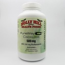 Holly Hill Health Foods, PureWay-C 500 MG mit 100 MG Bioflavonoids, Buffered, 240 vegetarische Kapseln (8 Monate Versorgung)