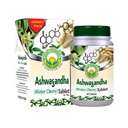 AYURVEDA BASIC Comprimés Ashwagandha - 1000mg de supplément à base de plantes de cerise d'hiver Formule à base de plantes pour la routine quotidienne Extrait de racine naturelle pour les hommes et les femmes