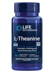 Lebensverlängerung L-Theanin, Aminosäure-Theanin, Beruhigung, Stimmung, Glutenfrei, Non-GMO, Vegetarisch, 200 mg, 60 Kapseln