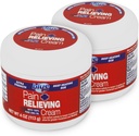 Blue Goo Maximum Strength Pain Relieving Cream - Deep Heiz Rub für Back/Neck, Sport Muscle/Joint, Sprains, Bursitis, Strains - 2 Packungen mit 4 Unzen, Made with 100% Pure Emu Oil