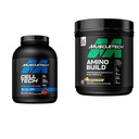 MuscleTech Creatine Poudre Monohydratée Poudre Cell-Tech Creatine Recovery Drink & BCAA Amino Acides + Poudre d'électrolyte, Amino Build, 7g de BCAA + Electrolytes