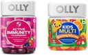 OLLY Gummy Immunity active + Elderberry 45 Gummies & Kids Multivitamine Gummy Worms 70 Compte