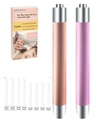 Pick oreille, outil de suppression de cire d'oreille, kit de nettoyage d'oreilles lumières LED, version mise à jour, tête de porte de sécurité douce, remplaçable et facile à nettoyer, matériau sûr