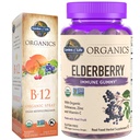 Jardin de la vie biologique Immune de baies d'eau Gummies, 120 Comte et B12 Vaporisateur de framboise de vitamine, 500mcg, 2oz