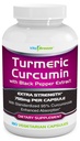 Complexe curcumin curcumin curcumin avec extrait de poivre noir - 755mg par gélule, 180végétaux - contient de la piperine (pour l'absorption supérieure et la biodisponibilité tumérique) et des curcuminoides normalisés à 95 %