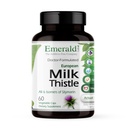 EMERALD LABS Chardon de lait européen - extrait de chardon de lait biologique - soutient la santé du foie & aide à maintenir l'énergie naturelle, la digestion et la santé du cerveau - 60 capsules végétales (jusqu'à 60 jours d'approvisionnement)