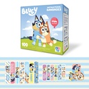 Bandes bleues pour enfants, 3 tailles assorties 100 CT.Stickers comme porter, Bandes adhésives flexibles pour les coupures mineures, les éclats et les brûlures. Grande idée de cadeau et Stuffer de bas