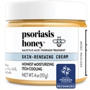 Crème de renouvellement de peau - Crème d'eczéma et dermatite séborrhéique - Traitement du psoriasis pour la peau, la rougeur et le soulagement de la démangeaison (4oz)