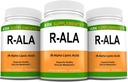 3 bouteilles R-ALA R-Alpha Acide lipoïque 200mg 270 Capsules totales