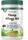 NaturVet Hanf Allergy Aid Supplement für Hunde, Hanf Seed, Antioxidantien, Omegas, Dha & Epa für gesunde Haut und Atmungsgesundheit, 60 Count