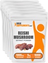 BulkSupplements.com Reishi Pilz-Extrakt-Pulver - Reishi Pilz-Pulver, Beilage für Gesamt-Well-Being - Glutenfrei, 1g pro Servierung, 1kg (Pack mit 5) (11 lbs)