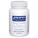 Encapsulations pures acétyl-L-Carnitine 500 mg - Supplément Mémoire et Cerveau - Soutien et Focus Cerveau* - Sans gluten et sans OGM - 60 Capsules