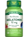 Nature's Truth Melatonin Comprimés de 12mg. 120 Comte.