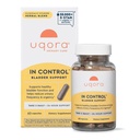 Uqora in Control Bladder Support - Daily Bladder Care & Support for Urinary Comfort - Made with botanicals, like Horsetail & Spicebush - Glutenfrei & Vegetarisch - 60 Kapseln
