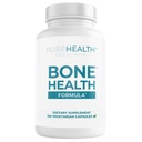 PUREHEALTH RECHERCHE Bone Formule de santé Calcium et supplément de magnésium - avec fer, zinc, cuivre, vitamine D, C, K2 et plus - Bone et articulations Vitamines pour les femmes et les hommes, 150 capsules