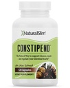 NaturalSlim, Constipation Relief, Hocker Weichspüler Constipend, Colon Cleanser für Damen und Herren mit Magnesium Citrat, Aspartate & Olive Extract, 120 Gemüsekapseln
