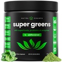 NutraChamps Super Greens Poudre Premium Superfood. 20+ Produits bio de légumes verts entiers.