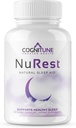 CogniTune supplément de sommeil naturel - Non Habit formant des pilules de sommeil, non somnolente formule d'aide au sommeil à base de plantes avec/mélatonine, racine valériane, baume citron, camomille, GABA, L-Theanine, Magnésium, acides aminés