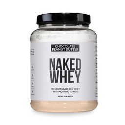 NAKED Whey Chocolate Peanut Butter Protein Powder, Gras Fed Whey, No GMO, No Soy und Gluten Free. Nichts Künstliches, Aid Growth and Recovery - 21 Servierungen