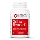 Protocol Ortho Thyroïde - Soutient une fonction thyroïdienne saine* - avec Ashwagandha, Zinc et Sélénium - Non-OGM et Kosher - 90 Capsules de Veg