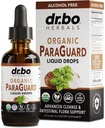 ParaGuard Cleanse Liquid Organic Detox - Organic Intestinal Guard Formula Supplément pour les humains avec Noyer Noir Teinture de Wormwood Clove & Oregano - Nettoyeur naturel de corps d'intestin à base de plantes 2 oz