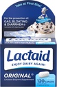 Lactaid Caplets enzymatiques Lactase Original - 120 Caplets, boîte de 6