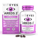 Viteyes AREDS 2 + Omega-3 Support Maculaire Softgels, Plus Triple Strength Omega-3 (650 mg EPA, 350 mg DHA) pour la santé du coeur et des yeux, Vitamines oculaires, Supplément Vision, 270 Softgels