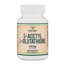 S-Acetyl L-Glutathion Capsules - 100mg, 60 Count (Acetylate Glutathione Antioxidant - Mehr absorbierbar Than Glutathione und Liposomal Glutathione, Non-GMO und Gluten Free) von Double Wood
