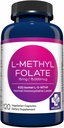 MD Life L-méthylfolate 15 mg Supplément - Supplément de méthylfolate actif de grade professionnel - 120 capsules - L-méthylfolate 15 mg - Potence maximale MTHFR W/ Acides aminés essentiels