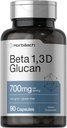 Horbäach Beta Glucan 1 3D 700 mg | 90 Capsules | Beta 1,3, 1,6 D Glucan | Non-GMO, Gluten Free Supplement